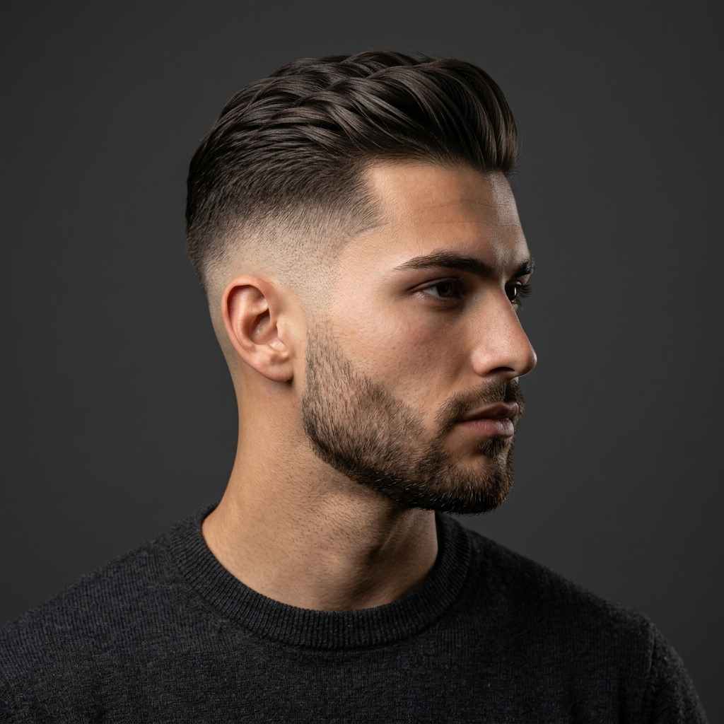 Strakke fade haircut bij Barbershop Brink